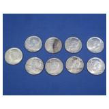 3-1964 Kennedy Half Dollars,6-Kennedy Clad Half