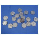 19 Buffalo NIckels-Asst'd &No Dates