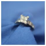 14K Diamond Ring-2.2gr approx 1/2CT TW