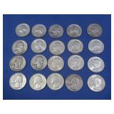 20 Washington Quarters-Asst'd Dates 90%