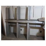 4 Metal Shelf Supporrts-95"x68.5"