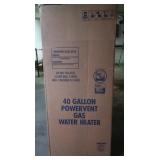 NIB 40gal Powervent Gas Water Heater