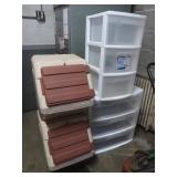2 Sterilite Drawer Storage