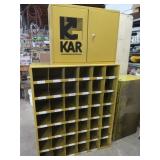 2 Hanging Parts Bins-36x12x42"&26x8x20" w/Key
