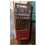 4 Milk Crates-1 Wire&3 Plastic
