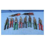 10 Tin Snips incl. Lft,Right& Off Set