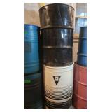 2-55gal Barrels-1 Metal&1 Plastic