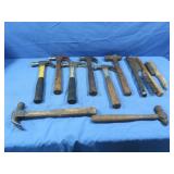 Assortment of Hammers&Wire Brushes