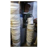 2 Heavy Duty 40gal. Trash Cans,5 Gallon Buckets