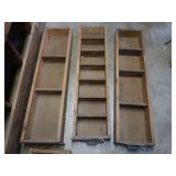 3 Divided Drawers-9x36x4"
