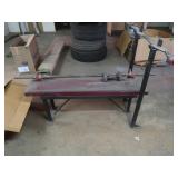 Weight Bench w/2 Weight Bars& 1