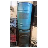 2 Plastic Barrels