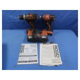 Ridgid 18V Drill-Driver&14" 18V Impact