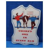 Vintage Wooden Sign 'There's One in Every Bar'