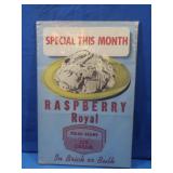 Vintage Ice Cream Advertisement Cardboard 18x12'
