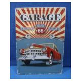 Embossed Route 66 Tin Sign 16.75x12' ( Yellow &