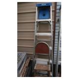 6'Werner Stepladder&2 Step Stools