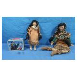 Vintage 1998 Native American Thomas Doll,10"