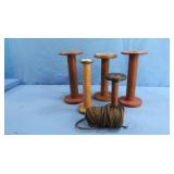 Antique Spools, Ice Age Centerpiece