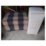 Hamper 26x12x12&Hassock 26x19x16