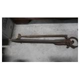 Vintage Mini Rake,Metal Spear Anchor