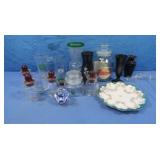 Glass Vases,Cruets&Decorations