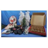Christmas Decorations,24" Pre-lit Trees,Tree