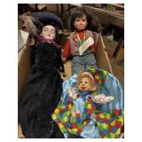 Antique Bisque Doll,Punky Brewster Doll&Vintage