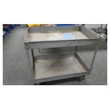 Wheeled metal utility cart 39x24.5x32"