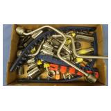 1/2" drive socket wrench & sockets, some