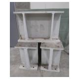 3 Heavy Metal CNC Machining Blocks 34x16x21"