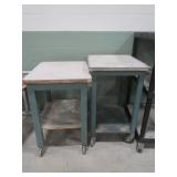 2 Rollling carts 28x22x34" and 28x22x36"