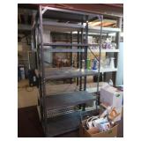Metal Shelf Unit 36.5x17.5x73.5"H-No Contents