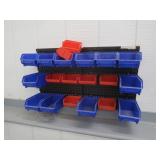 Wallmounted Storage Bin Set-25.25x15"