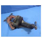 Vintage Craftsman Cast Iron Clamp-on Vise