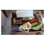Misc Dishes,Skillet,Tupper Bowl,Corningware