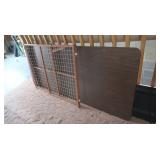 Lg. Table 72x30",Damage on top&Lg. Adjustable