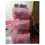 Plastic Storage Drawer Unit 13x13x24.75"