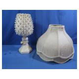 Lg Lamp w/2 Shades
