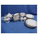 Cannonsburg Pottery Company China Set,22 Pcs