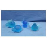 Vintage Interpur Art Glass Figures