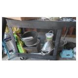 Plastic Wheeled Cart 39x17.75x33.25"