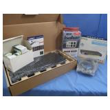 NIB Lorex 16H POE&Camera Switch/Netgear 8 Port