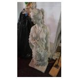 Lg Resin Garden Statue,approx 42"H