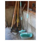 Lot of Tools-Maddock,Hoe,2 Sledge Hammers&more