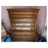 Wooden Chest of Drawers 36x19x51"H,some scratches