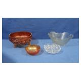 Vintage Imperial Glass Marigold Fernery