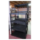 Plastic Shelving Units w/Extra Poles-38x24x55