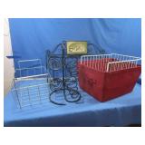 Wine Display Racks,2 Wire Baskets