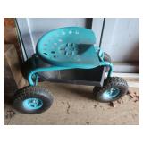 Sunnydaze Rolling Garden Cart